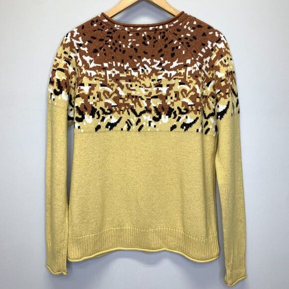 Sundance Artist’s Desire Crew Pullover Sweater Cotton Lambswool Cashmere Medium - Picture 2 of 12